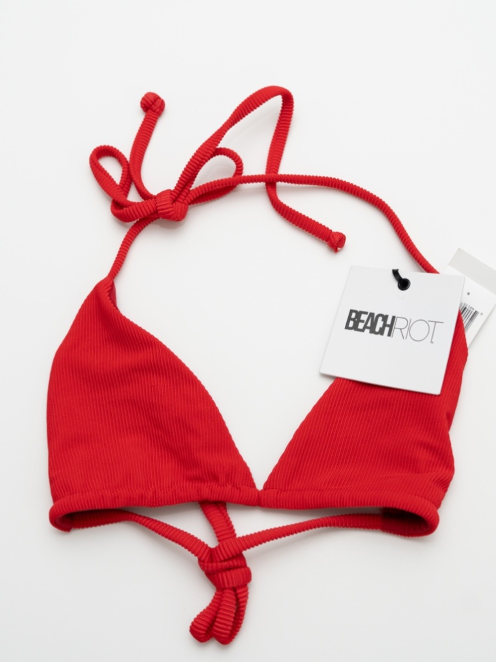 Beach Riot - Winona Soleil Ribbed Triangle Bikini Top - Picture 3 of 7